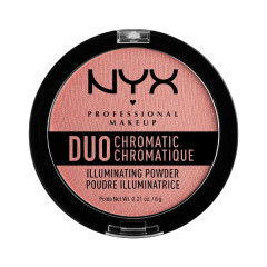 Powder-highlighter NYX Cosmetics Duo Chromatic Illuminating Powder (6 g) CRUSHED-BLOOM (dcip03)