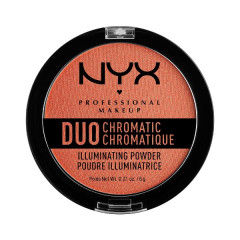 NYX Cosmetics Duo Chromatic Illuminating Powder (6 g) SYNTHETICA (dcip05) Highlighter Powder
