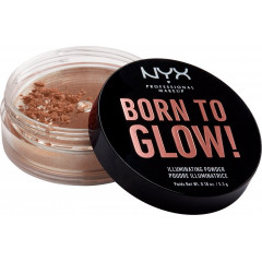 Пудра-хайлайтер для лица NYX Born To Glow (на выбор) Warm Strobe (BTGIP03)