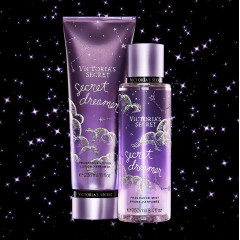 Perfumed set from Victoria's Secret spray-mist and body lotion Secreter (250 ml and 236 ml)