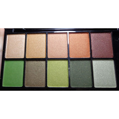 Palette of shadows NYX Cosmetics Runway Collection 10 Color Eye Shadow Palette Secret World (defect, tester)