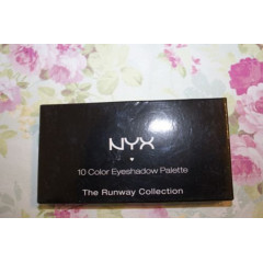 Palette of shadows NYX Cosmetics Runway Collection 10 Color Eye Shadow Palette Secret World (defect, tester)