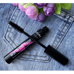 Colored mascara NYX Cosmetics Worth the Hype Volumizing & Lengthening Mascara (7 ml and 5.25 ml) 01 Black (WTHM01)