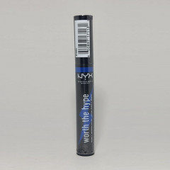 Colored mascara NYX Cosmetics Worth the Hype Volumizing & Lengthening Mascara (7 ml and 5.25 ml) 03 Blue (WTHM03)