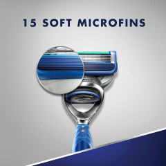 Gillette 5 shaving machine (1 machine and 4 cartridges)