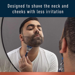King C. Gillette Neck Razor for neck shaving and beard modeling