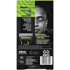 Бритва Gillette Labs з ексфоліюючою смугою з підставкою (Обмежена серія золотистого кольору) 1 станок 1 підставка 2 картриджі.