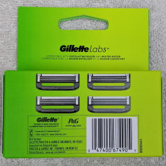Бритва Gillette Labs з відшаровуєючою смугою з підставкою (Лімітована серія золотого кольору) 1 станок 1 підставка 6 картриджів