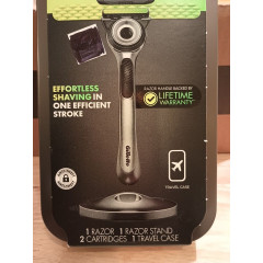 Бритва Gillette Labs з відшаровуючою смугою з підставкою і подорожнім футляром 2 картриджа