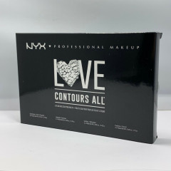 NYX Love Contours All Palette (eye shadows + brow powder + highlighter + contouring powder)
