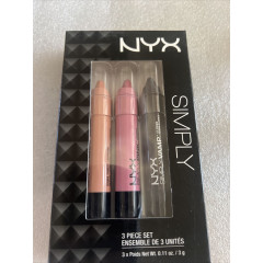 NYX Simply Set Lipstick Set 02 Nude Pink V (3 x  g)