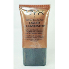 NYX Cosmetics Born To Glow Liquid Illuminator cream highlighter (18 ml) Sun Goddess - Bronze pearl (LI04)