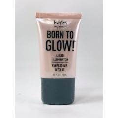 NYX Cosmetics Born To Glow Liquid Illuminator Cream Highlighter (18 ml) Sunbeam - Pale pink pearl (LI01)