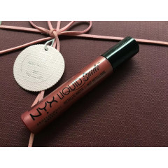 NYX Liquid Suede Metallic Matte Lipstick (4 ml) in Bella (LSCL30)