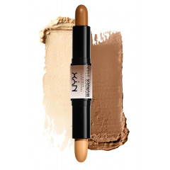Highlighter and sculptor in NYX Cosmetics Wonder Stick double stick (2 x 4g) DEEP (WS03)
