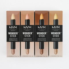 Highlighter and sculptor in NYX Cosmetics Wonder Stick double stick (2 x 4g) DEEP (WS03)