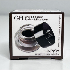 Гелевий підводка NYX Cosmetics Gel Liner and Smudger (3 г) Скарлетт - Темно-коричневий (GLAS05)