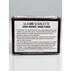 Гелевий підводка NYX Cosmetics Gel Liner and Smudger (3 г) Скарлетт - Темно-коричневий (GLAS05)
