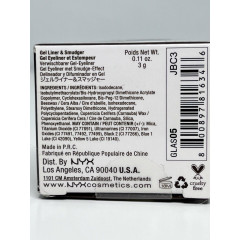 Гелевий підводка NYX Cosmetics Gel Liner and Smudger (3 г) Скарлетт - Темно-коричневий (GLAS05)