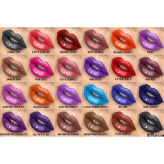 Набір рідких помад для губ NYX Cosmetics LIQUID SUEDE CREAM LIPSTICK VAULT II (30 х 1,4 мл)