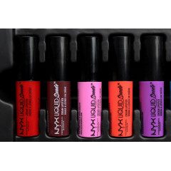 Набір рідких помад для губ NYX Cosmetics LIQUID SUEDE CREAM LIPSTICK VAULT II (30 х 1,4 мл)