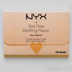 Матируючі серветки для обличчя NYX Cosmetics Blotting Paper TEA TREE BLOTTING PAPER 100 шт (BPRTT)