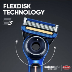 Мужская бритва с подогревом Gillette Labs Bugatti Limited Edition 1 станок 6 картриджей и зарядное устройство