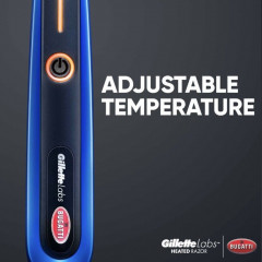 Мужская бритва с подогревом Gillette Labs Bugatti Limited Edition 1 станок 6 картриджей и зарядное устройство