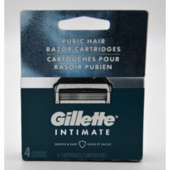 Чоловіча бритва для інтимних місць Gillette Intimate станок 6 лез для відбрізкування підставка