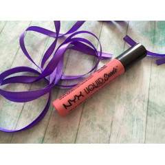 NYX Cosmetics Liquid Suede Cream Lipstick in Tea & Cookies - muted tea rose pink, 4 ml, LSCL09.