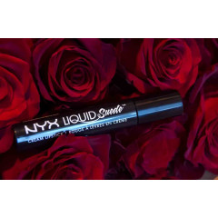 NYX Cosmetics Liquid Suede Cream Lipstick (4 ml) ALIEN - BLACK (LSCL24)
