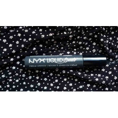 NYX Cosmetics Liquid Suede Cream Lipstick (4 ml) STONE FOX - DEEP GREY WITH BLUE UNDERTONE (LSCL01)