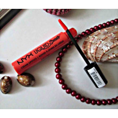 NYX Cosmetics Liquid Suede Cream Lipstick (4 ml) in FOILED AGAIN - BRIGHT PEACHY ORANGE (LSCL14)