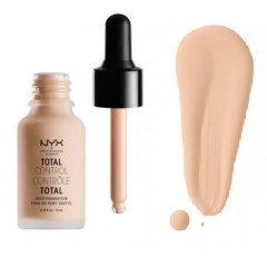Стійка тональна основа NYX Cosmetics Total Control Drop Foundation (13 мл) Light Ivory (TCDF04)