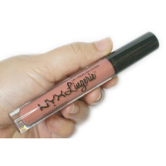 Liquid matte lipstick NYX Cosmetics LIP LINGERIE RUFFLE TRIM - CINNAMON PINK (LIPLI04)