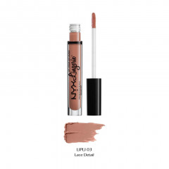 Liquid matte lipstick NYX Cosmetics LIP LINGERIE LACE DETAIL - NUDE PINK BEIGE (LIPLI03)