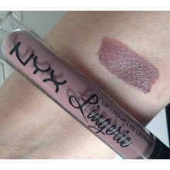 Liquid matte lipstick NYX Cosmetics LIP LINGERIE EMBELLISHMENT - MUTED PURPLE (LIPLI02