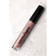 Liquid matte lipstick NYX Cosmetics LIP LINGERIE BABY DOLL - NUDE PINK (LIPLI11)