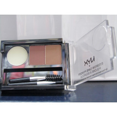 Набор теней для бровей NYX Cosmetics Eyebrow Cake Powder (2 оттенка и воск) AUBURN / RED (ECP04)