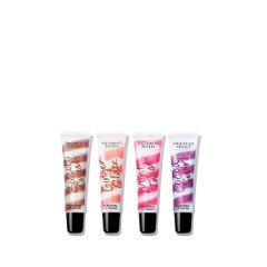 Подарунковий набір блисків для губ 4шт Victoria`s Secret Glossy Or Nice Flavored Lip Gloss
