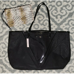 Сумка Victoria`s Secret Shimmer Tote з косметичкою Tiger Print