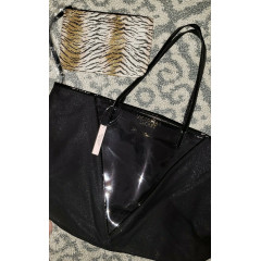 Сумка Victoria`s Secret Shimmer Tote з косметичкою Tiger Print