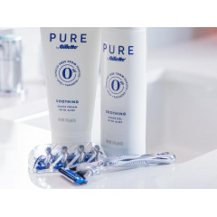 Крем для гоління Gillette Pure з екстрактом алое вера захист від подразнень 177 мл