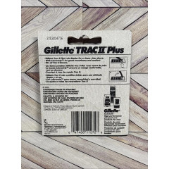 Бритвені змінні леза Gillette Trac II Plus комплект 10 шт
