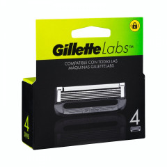Картриджи для бритвы Gillette Labs с отшелушивающей технологией 4 шт