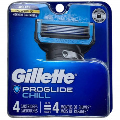 Змінні леза Gillette ProGlide Chill з охолоджувальним ефектом (4 шт)