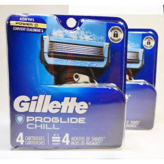 Змінні леза Gillette ProGlide Chill з охолоджувальним ефектом (4 шт)