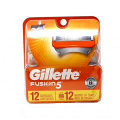 Змінні леза для станків Gillette Fusion5 (12 картриджів) виробництво США