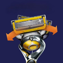 Shaving machine Gillette Fusion ProShield Power Yellow manufacture Korea (1 cartridge 1 battery included)