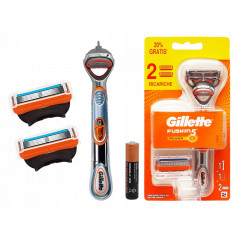 Gillette Fusion5 Power razor with battery and 2 cartridges included